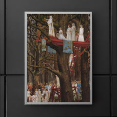 Druids Cutting the Mistletoe by Henri Paul Motte poster 5