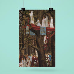 Druids Cutting the Mistletoe by Henri Paul Motte poster 6