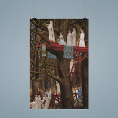 Druids Cutting the Mistletoe by Henri Paul Motte poster 9