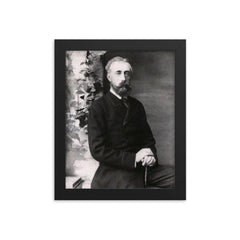 Duke Elimar of Oldenburg framed print on a plain backdrop in size 8"x10".