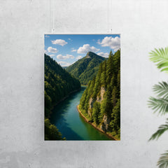 Dunajec River Gorge Pieniny Poland poster 7