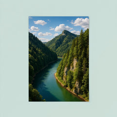Dunajec River Gorge Pieniny Poland poster 8