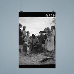 Dust Bowl refugees along highway near Bakersfield, California by Dorothea Lange poster 9