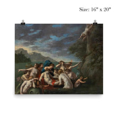 Dutch Death of Hero and Leander by David II Teniers poster 2