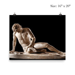 Dying Gaul, Roman Sculpture (1st-2nd Century CE) poster 2
