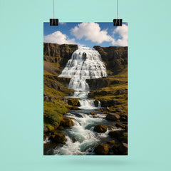 Dynjandi Waterfall Westfjords Iceland poster 6