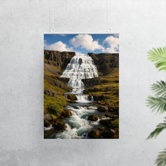 Dynjandi Waterfall Westfjords Iceland poster 7