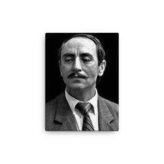 Dzhokhar Dudayev canvas print on a plain backdrop in size 12"x16".