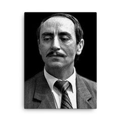 Dzhokhar Dudayev canvas print on a plain backdrop in size 18"x24".