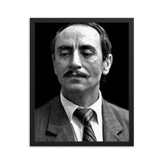 Dzhokhar Dudayev framed print on a plain backdrop in size 16"x20".