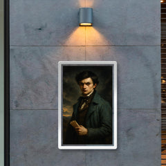 Évariste Galois before the fatal duel poster 2