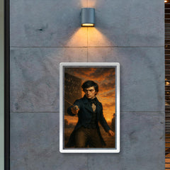Évariste Galois dueling at dawn after equations poster 2