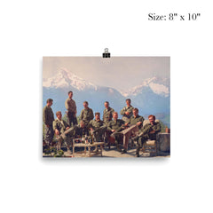 Easy Company, 2nd Battalion, 506th Parachute Infantry Regiment at Hitler's Eagle's Nest, 1945 poster 4