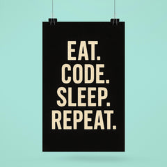 Eat Code Sleep Repeat  poster 6