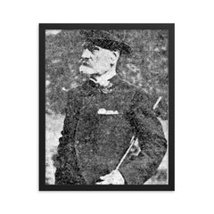 Ebenezer Cobb Morley framed print on a plain backdrop in size 16"x20".