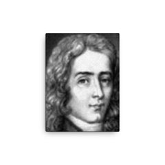 Edme Mariotte canvas print on a plain backdrop in size 12"x16".