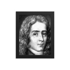 Edme Mariotte framed print on a plain backdrop in size 8"x10".