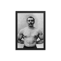 Edmond Desbonnet framed print on a plain backdrop in size 12"x16".