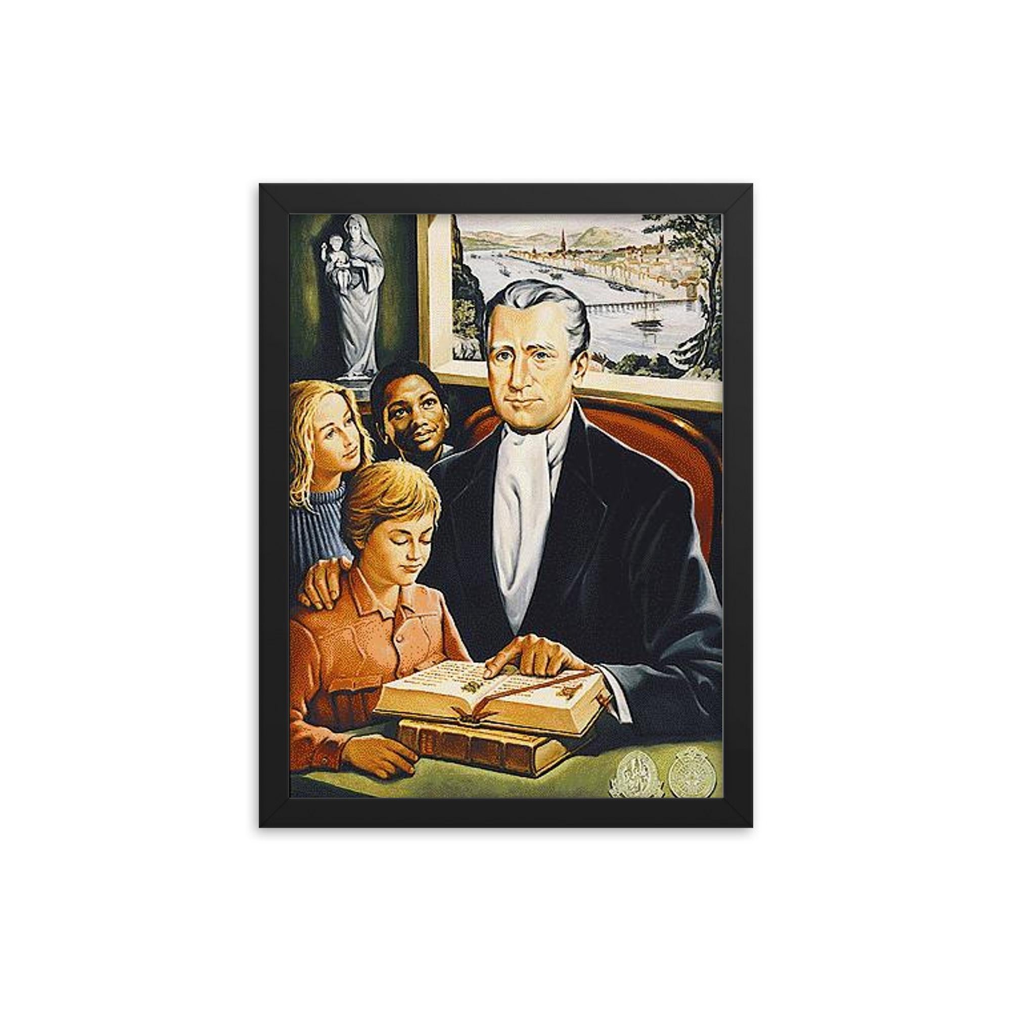 Edmud Rice Portraid Edmund Ignatius Rice Portrait Framed Print – Elegant Catholic Wall Art ...