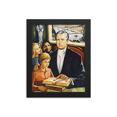 Edmund Ignatius Rice framed print on a plain backdrop in size 8"x10".