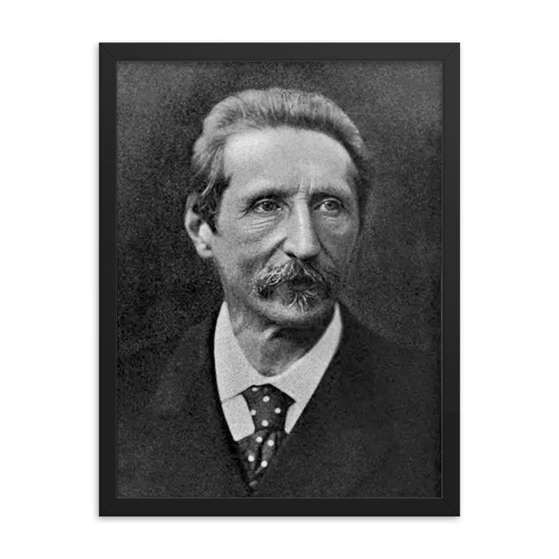 Eduard Strasburger framed print on a plain backdrop in size 18