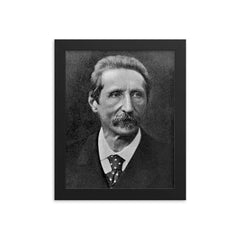 Eduard Strasburger framed print on a plain backdrop in size 8"x10".