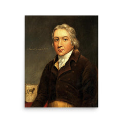 Edward Jenner poster on a plain backdrop in size 16"x20".