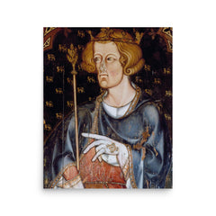 Edward Longshanks poster on a plain backdrop in size 16"x20".
