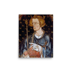 Edward Longshanks poster on a plain backdrop in size 8"x10".