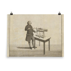 Edward Naime poster on a plain backdrop in size 8"x10".