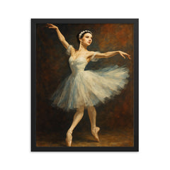 Ekaterina Maximova framed print on a plain backdrop in size 16"x20".