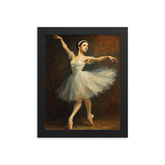 Ekaterina Maximova framed print on a plain backdrop in size 8"x10".