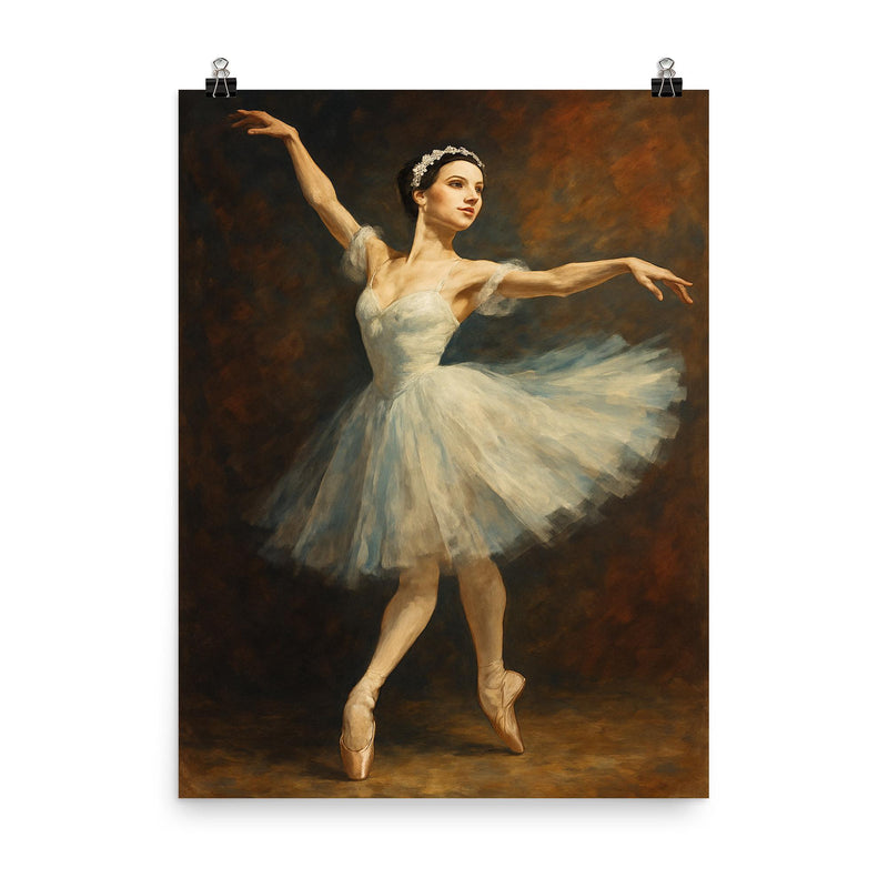 Ekaterina Maximova poster on a plain backdrop in size 8