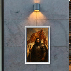 El Cid after battle with tattered pennon poster 2