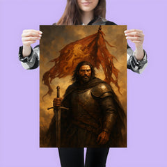 El Cid after battle with tattered pennon poster 3