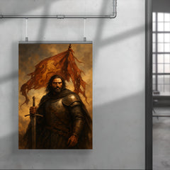 El Cid after battle with tattered pennon poster 4