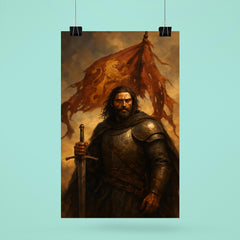 El Cid after battle with tattered pennon poster 6