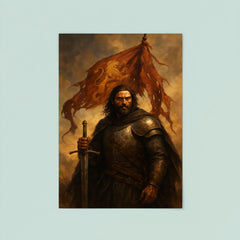 El Cid after battle with tattered pennon poster 8