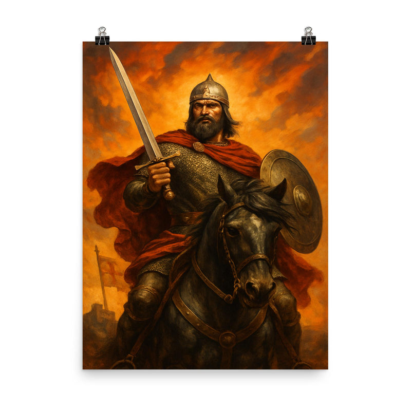 El Cid poster on a plain backdrop in size 8