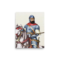 El Cid poster on a plain backdrop in size 8"x10".