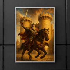 El Cid riding through Valencia gates poster 5