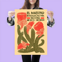 El Maestro - vintage Mexico travel poster poster 3