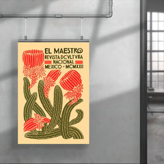 El Maestro - vintage Mexico travel poster poster 4