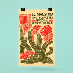 El Maestro - vintage Mexico travel poster poster 6