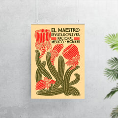 El Maestro - vintage Mexico travel poster poster 7