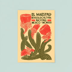 El Maestro - vintage Mexico travel poster poster 8