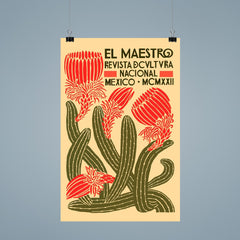 El Maestro - vintage Mexico travel poster poster 9