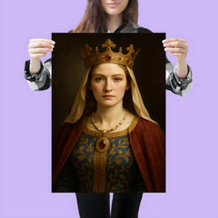 Eleanor of Aquitaine portrait poster 3
