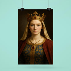 Eleanor of Aquitaine portrait poster 6