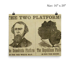 Election Pamphlet from the United States, 1867 poster 2